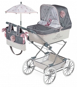 Коляска с сумкой и зонтиком Реборн, 90 см. (DeCuevas, 82031)